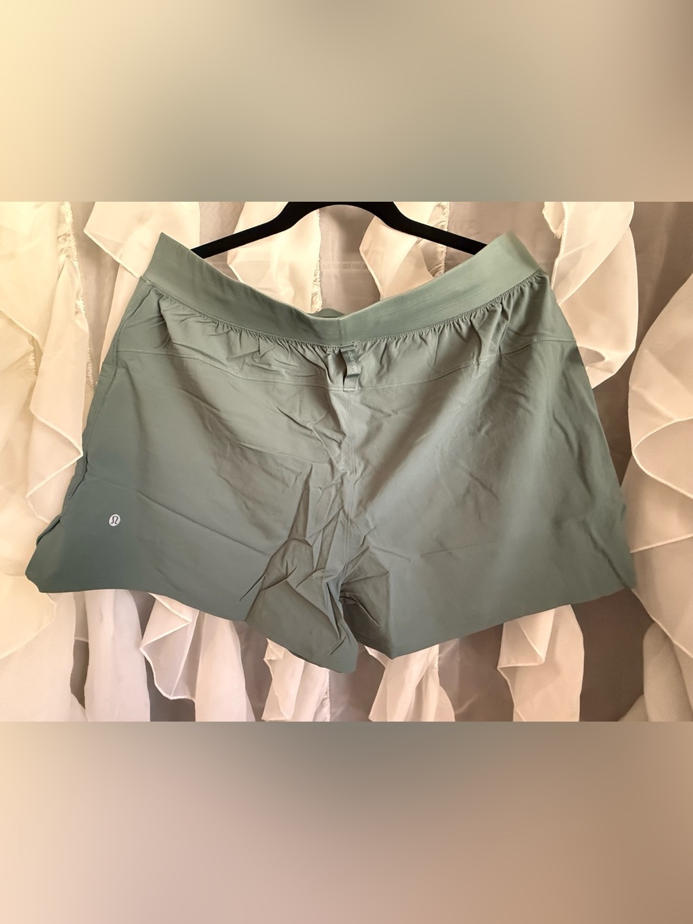 lululemon athletica sage green athletic shorts - License to train short - Picture 2 of 2